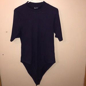 Blue/purple body suit